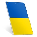 iPad 10.2 2019/2020/2021 TPU-hoesje Oekraïense vlag - geel en lichtblauw