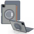 iPad 2022/2025/Air 11 2024/2025 TU3607 Magnetische toetsenbordbehuizing met achtergrondverlichting en 360-draaibare standaard