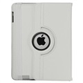 Rotary Leren Case - iPad 2, iPad 3, iPad 4 - Wit