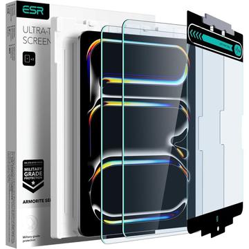 iPad Pro 11 2024/2025 ESR Armorite Tempered Glass Screen Protector - 9H, 0.3mm - 2 stuks.