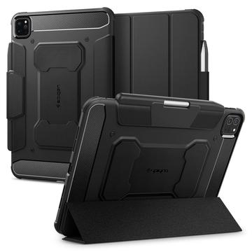 iPad Pro 11 2024/2025 Spigen Rugged Armor Pro Folio Case - Zwart