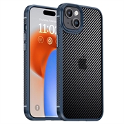 iPhone 15 Plus iPaky Hybrid Case - Carbon Fiber