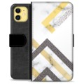 iPhone 11 Premium Wallet Case - Abstract Marmer
