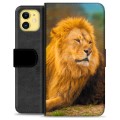iPhone 11 Premium Portemonnee Hoesje - Leeuw