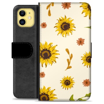 iPhone 11 Premium Wallet Case - Zonnebloem