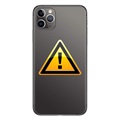 iPhone 11 Pro Max Batterij Cover Reparatie - incl. frame - Zwart
