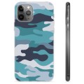 iPhone 11 Pro Max TPU Hoesje - Blauw Camouflage