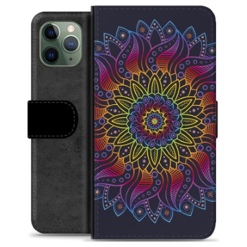 iPhone 11 Pro Premium Wallet Case - Kleurrijke Mandala