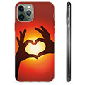 iPhone 11 Pro TPU-hoesje - Hart Silhouet