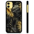 iPhone 11 Beschermende Cover - Gouden Bladeren