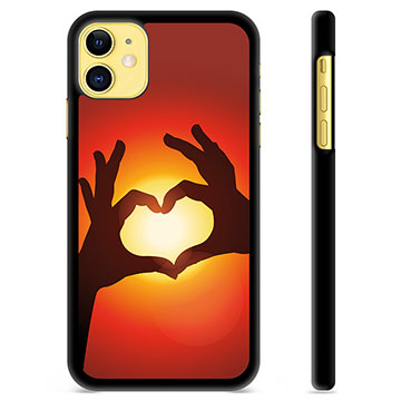 iPhone 11 Beschermende Cover - Hart Silhouet