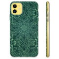 iPhone 11 TPU-hoesje - Groene Mandala