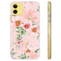 iPhone 11 TPU-hoesje - Aquarel Bloemen