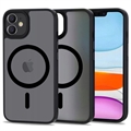 iPhone 11 Tech-Protect Magmat Cover - MagSafe-compatibel - Doorschijnend Zwart