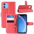 iPhone 11 Wallet Case met Magnetische Sluiting - Rood