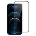 iPhone 12/12 Pro Lippa 2.5D Volledige dekking getemperd glas Screen Protector - 9H - Zwarte rand