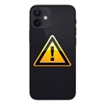 iPhone 12 Batterij Cover Reparatie - incl. frame - Zwart