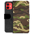 iPhone 12 mini Premium Portemonnee Hoesje - Camouflage