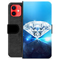 iPhone 12 mini Premium Portemonnee Hoesje - Diamant