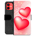 iPhone 12 mini Premium Portemonnee Hoesje - Love