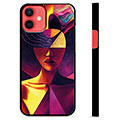 iPhone 12 mini Beschermende Cover - Kubistisch Portret