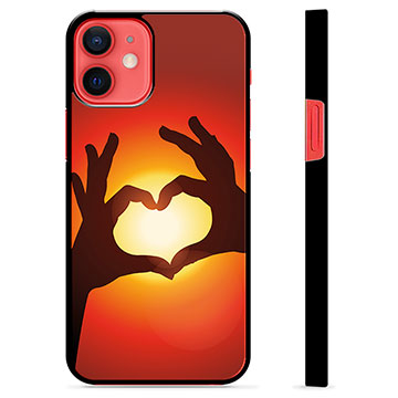 iPhone 12 mini Beschermende Cover - Hart Silhouet