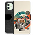 iPhone 12 Premium Portemonnee Hoesje - Abstracte Collage
