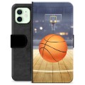 iPhone 12 Premium Portemonnee Hoesje - Basketbal