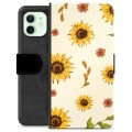 iPhone 12 Premium Wallet Case - Zonnebloem