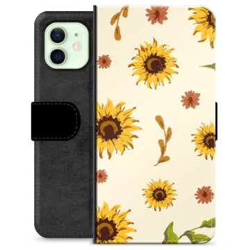 iPhone 12 Premium Wallet Case - Zonnebloem