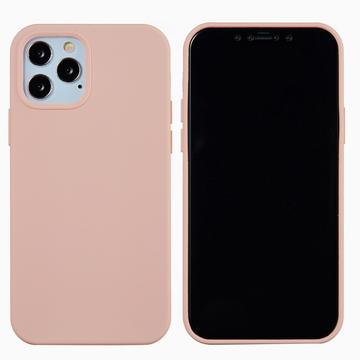 iPhone 12 Pro Max Liquid Silicone Hoesje - Roze