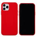 iPhone 12 Pro Max Liquid Silicone Hoesje - Rood
