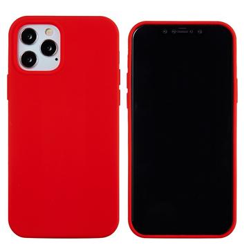 iPhone 12 Pro Max Liquid Silicone Hoesje - Rood