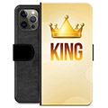iPhone 12 Pro Max Premium Portemonnee Hoesje - Koning