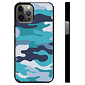 iPhone 12 Pro Max Beschermhoes - Blauw Camouflage