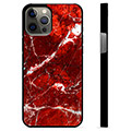 Beschermhoes voor iPhone 12 Pro Max - Rood Marmer