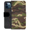 iPhone 12 Pro Premium Portemonnee Hoesje - Camouflage