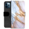 iPhone 12 Pro Premium Wallet Case - Elegant Marmer