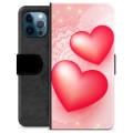 iPhone 12 Pro Premium Portemonnee Hoesje - Liefde