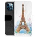 iPhone 12 Pro Premium Wallet Case - Parijs