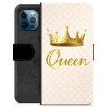 iPhone 12 Pro Premium Portemonnee Hoesje - Koningin