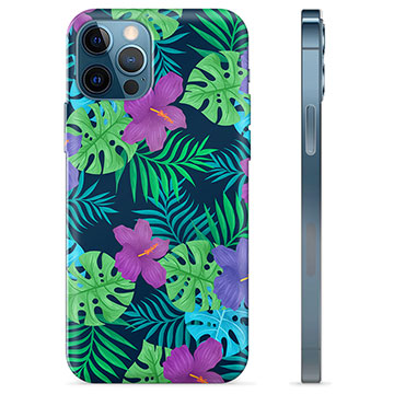 iPhone 12 Pro TPU-hoesje - tropische bloem