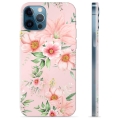 iPhone 12 Pro TPU Case - Aquarel Bloemen