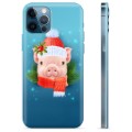 iPhone 12 Pro TPU Case - Winter Piggy
