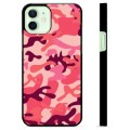 iPhone 12 Beschermende Cover - Roze Camouflage