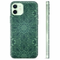 iPhone 12 TPU-hoesje - Groene Mandala
