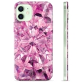 iPhone 12 TPU Case - Roze Kristal