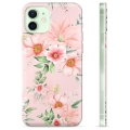 iPhone 12 TPU Case - Aquarel Bloemen