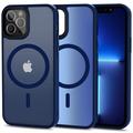 iPhone 12/12 Pro Tech-Protect Magmat Cover - MagSafe-compatibel - Navy Blauw
