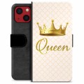 iPhone 13 Mini Premium Portemonnee Hoesje - Queen